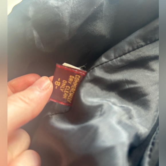 90s Anne Klein velvet blazer with shoulder pads worn one time - Picture 2 of 4